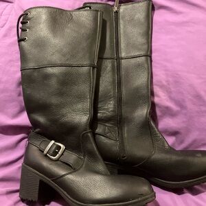 Harley-Davidson Black Heeled Boots